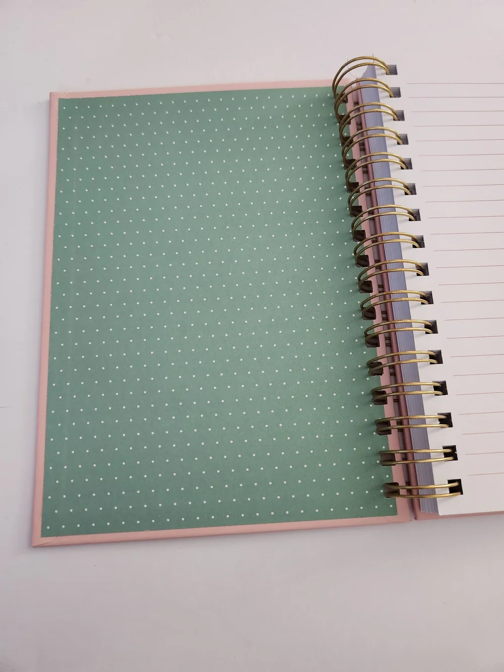 Pink Strawberry Floral Spiral Notebook - Notes